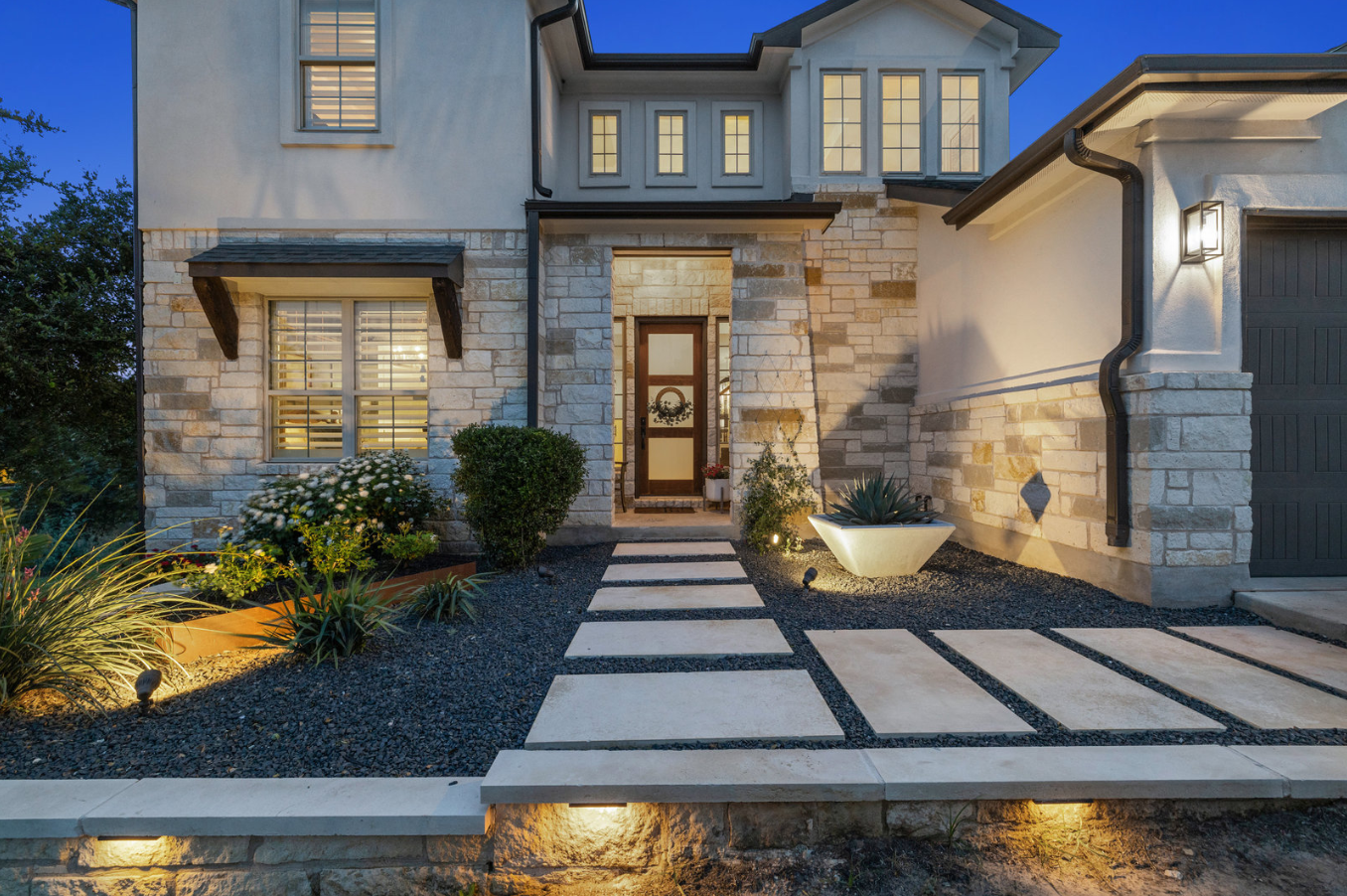 Diamante Dr. residential exterior at dusk