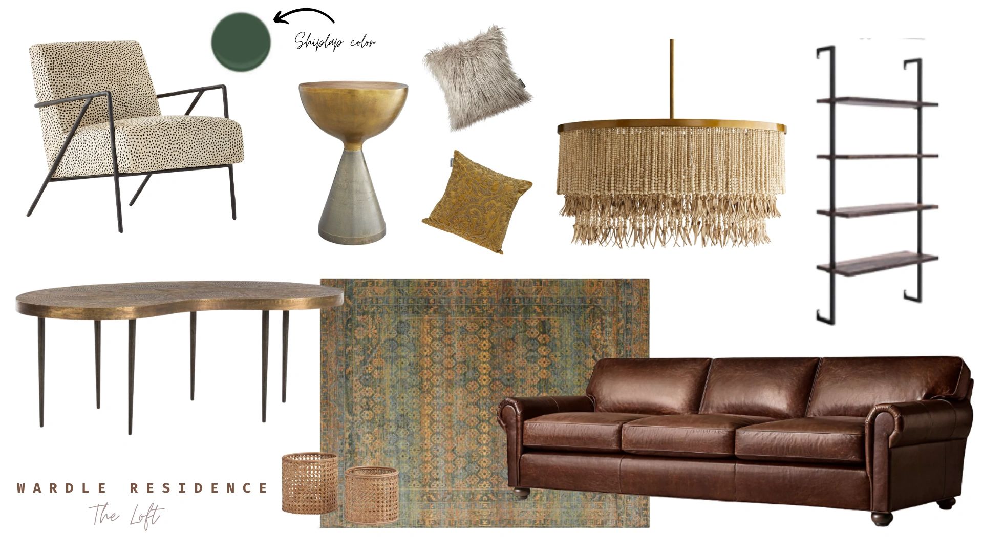 Bohemian mood board